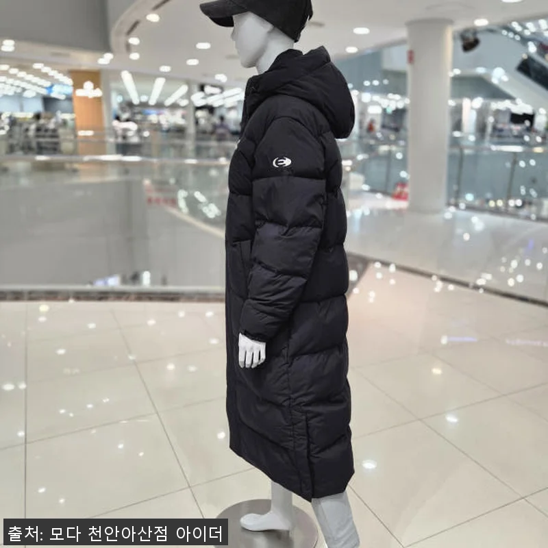 아이더 남녀공용 롱패딩 벤치 다운 자 관련 이미지 9