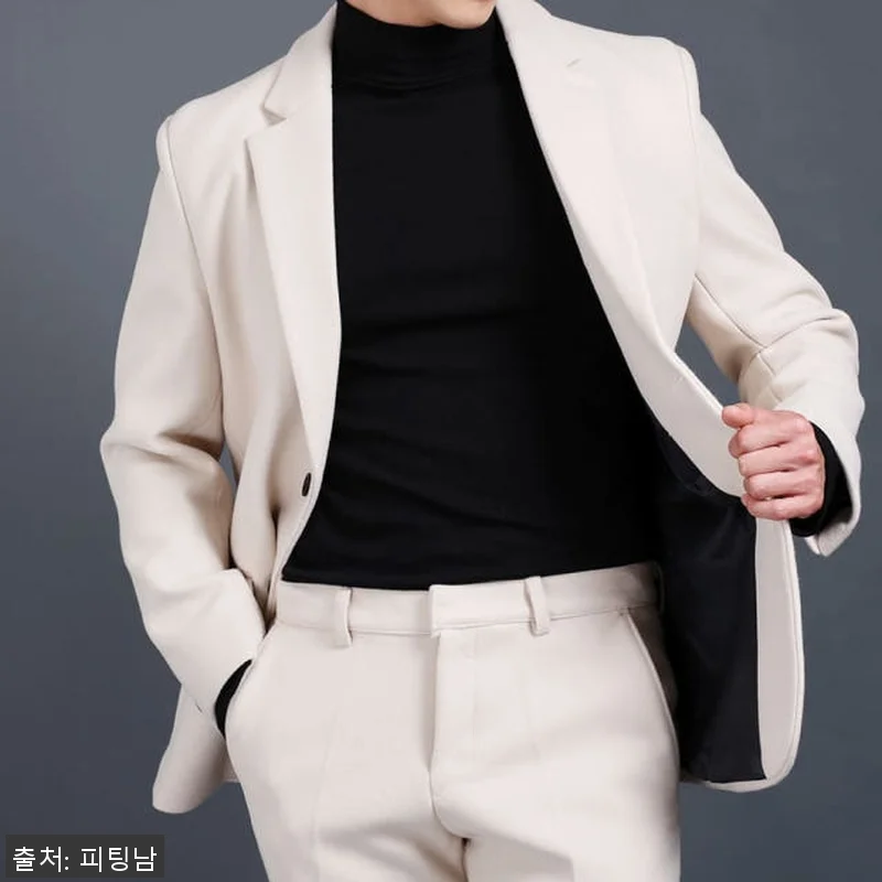 남자 카나시 겨울 울 캐시미어 수트 관련 이미지 9