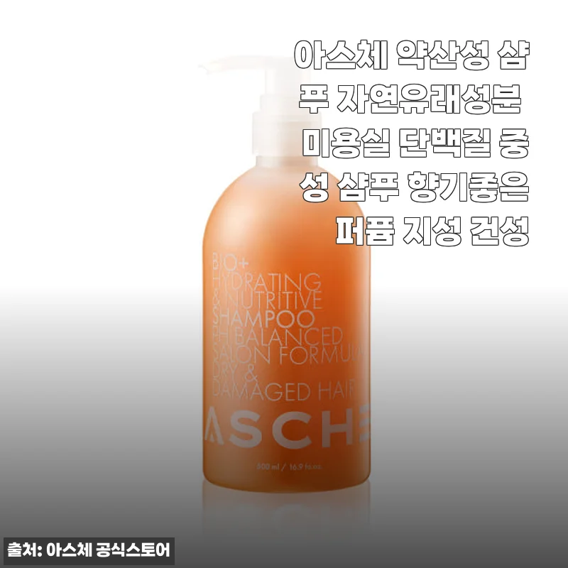 아스체 약산성 샴푸 사용후기: 자연유래 성분과 단백질로 손상모 관리 완벽!