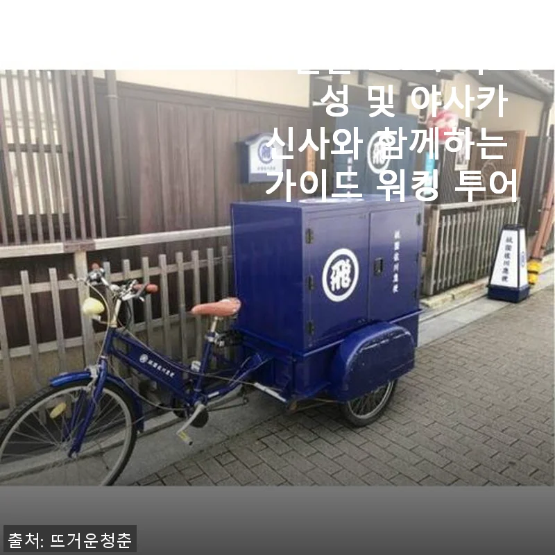 일본 교토 니조 성 및 야사카 신사 가이드 워킹 투어 사용후기