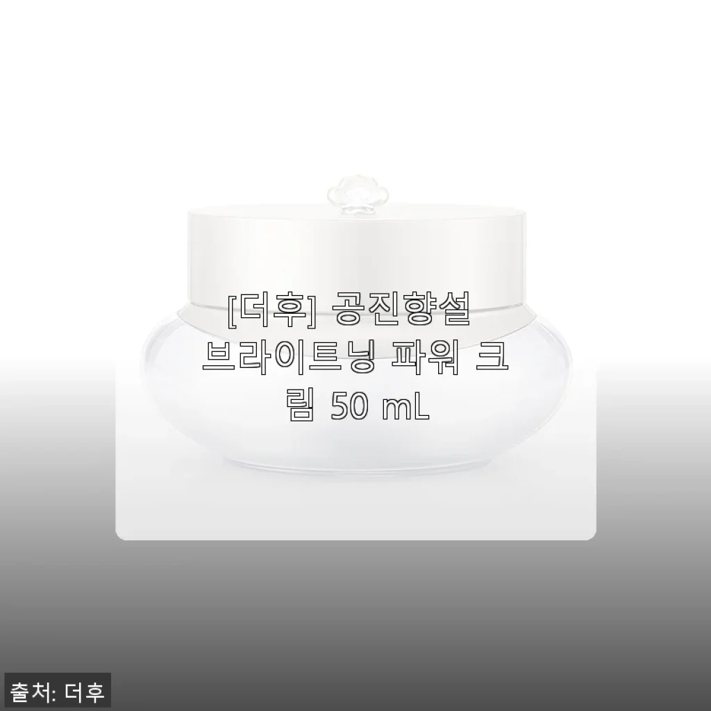 더후 공진향설 브라이트닝 파워 크림 50 mL 사용후기