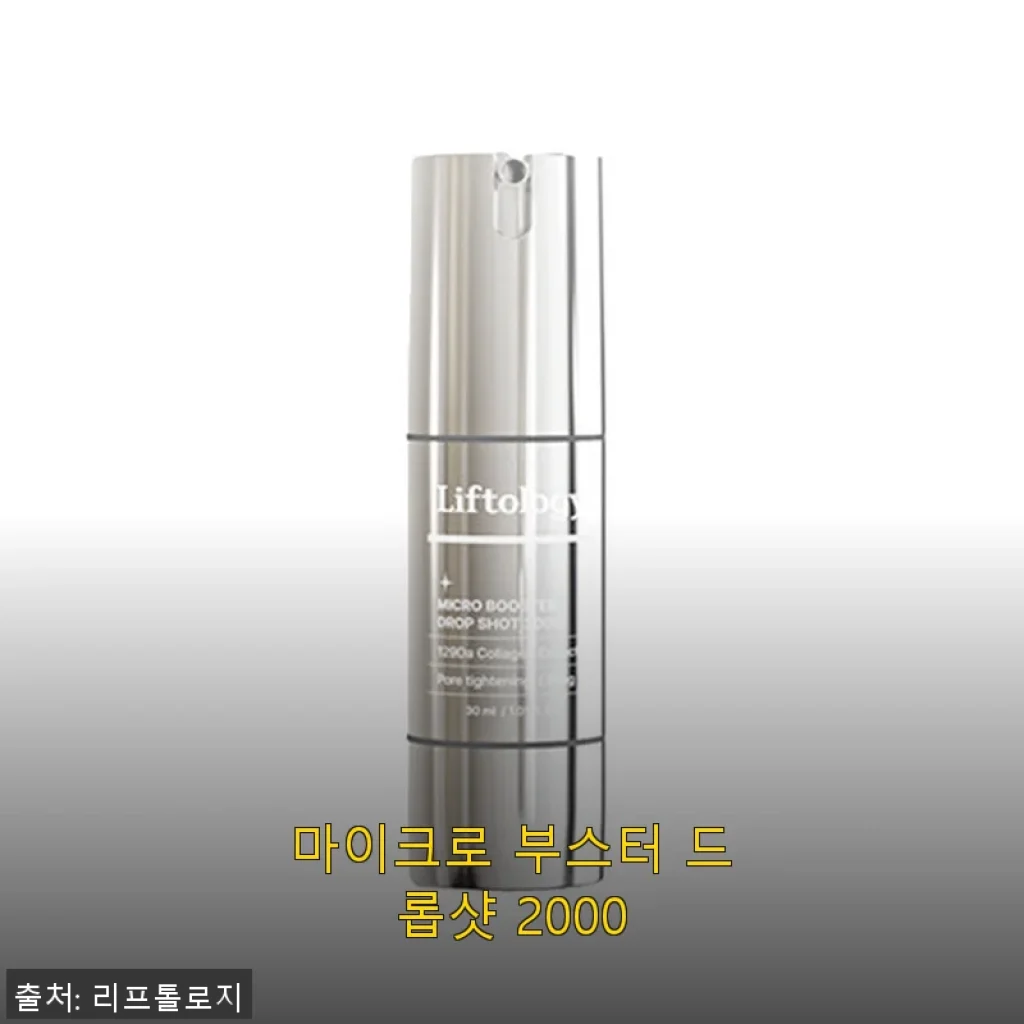 마이크로 부스터 드롭샷 2000 사용후기 - 촉촉함과 윤광을 선사한 피부 관리템