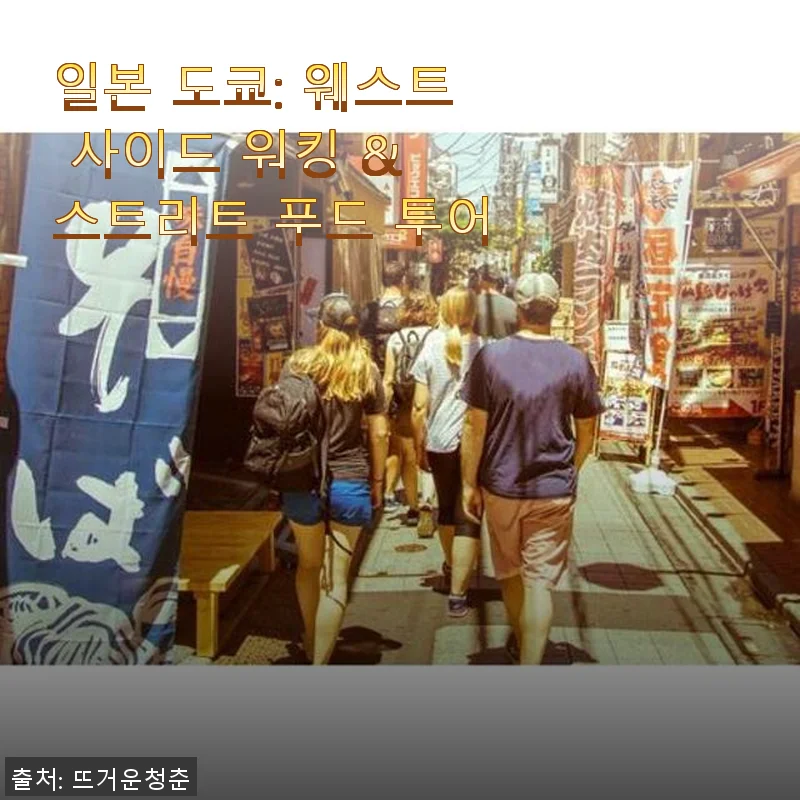 일본 도쿄 웨스트 사이드 워킹 & 스트리트 푸드 투어 사용후기
