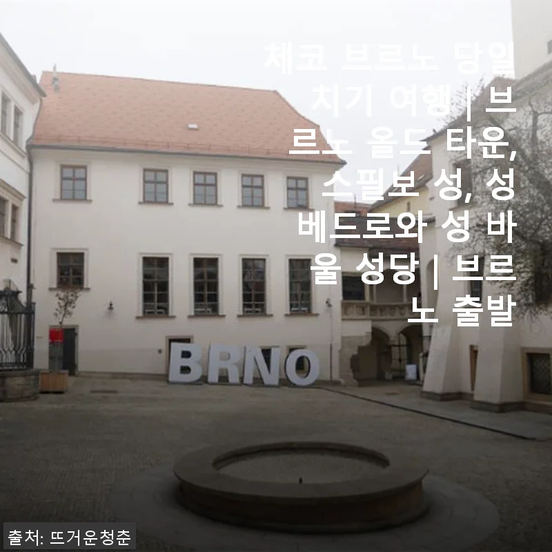 체코 브르노 당일치기 여행 패키지 사용후기 – 올드 타운과 스필보 성의 매력 속으로