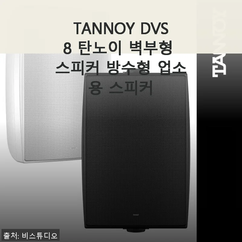 TANNOY DVS8 탄노이 벽부형 스피커 사용후기 – 카페 분위기를 한층 업그레이드하다