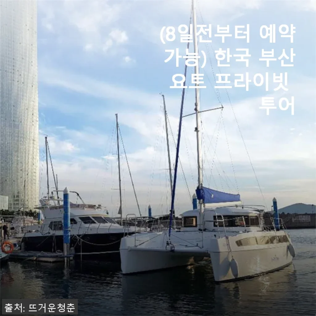 부산 요트 프라이빗 투어 83% 할인 체험 후기