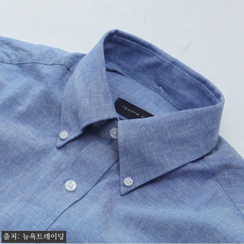 타미힐피거 남녀공용 포켓 린넨 셔츠, 관련 이미지 1
