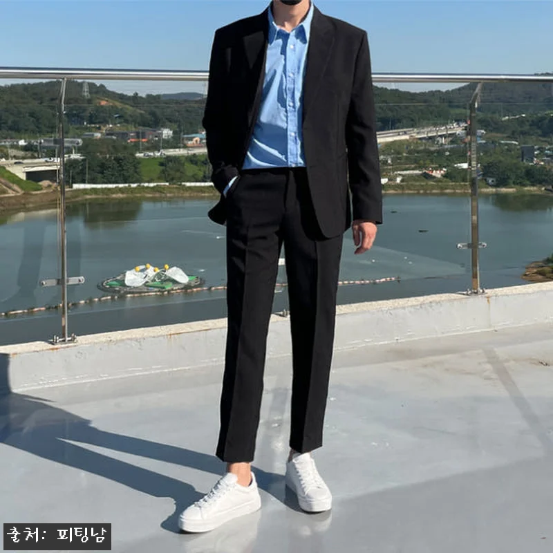 남자 드류 봄 여름 가을 스판 셋업 관련 이미지 1