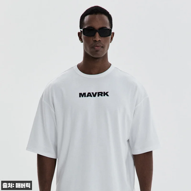 MAVRK 클래시 오버핏 M-로고 티 관련 이미지 2