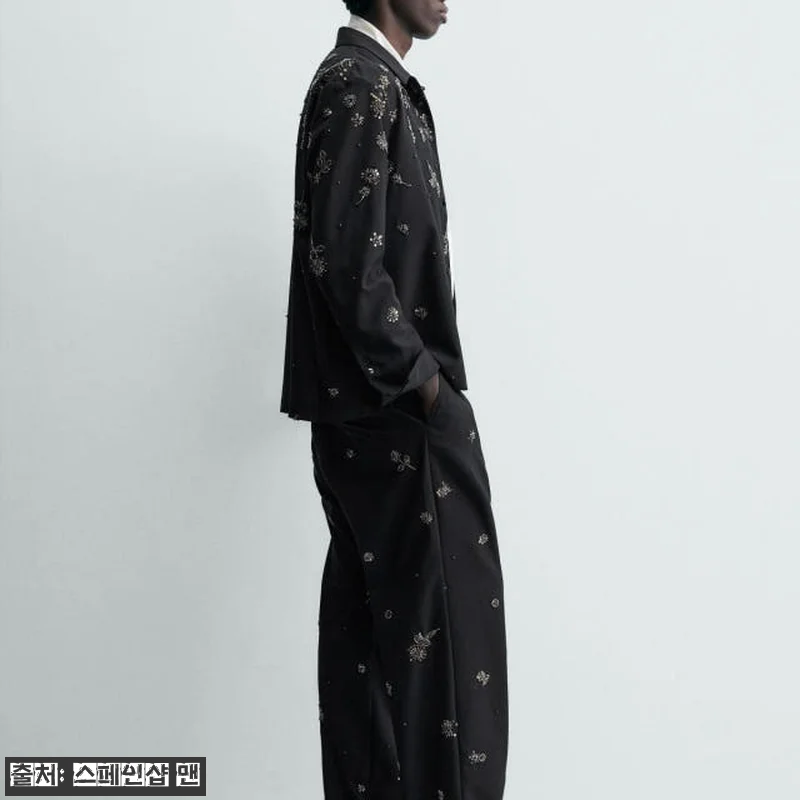 자라 한정판 테크니컬 시퀸 와이드 팬 관련 이미지 3