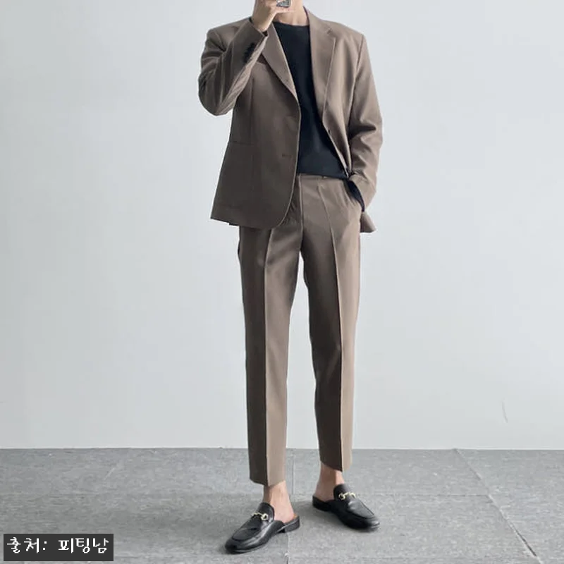 남자 드류 봄 여름 가을 스판 셋업 관련 이미지 4
