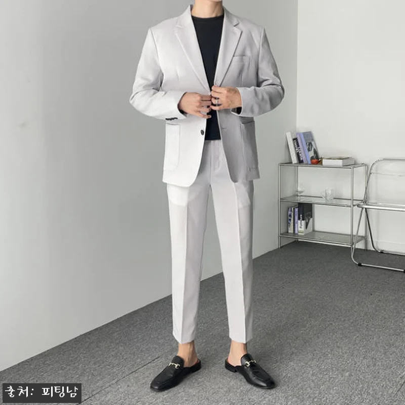 남자 드류 봄 여름 가을 스판 셋업 관련 이미지 5