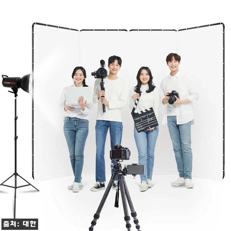 대형 크로마키 그린 스크린 촬영 배경 관련 이미지 6