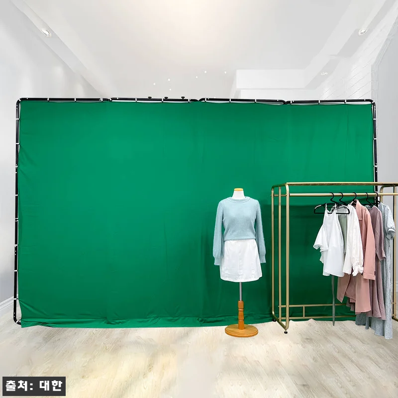 대형 크로마키 그린 스크린 촬영 배경 관련 이미지 9