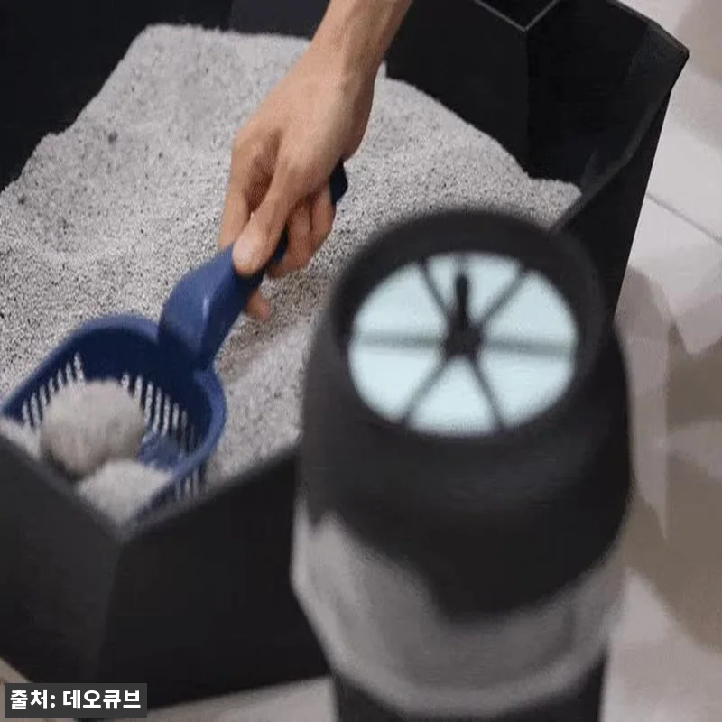 데오큐브 캣 쓰레기통 사용후기 - 냄 관련 이미지 10