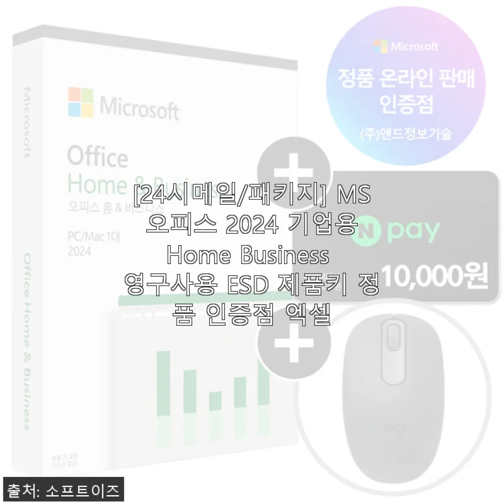 MS 오피스 2024 기업용 Home Business 영구사용 후기, 직접 써보니