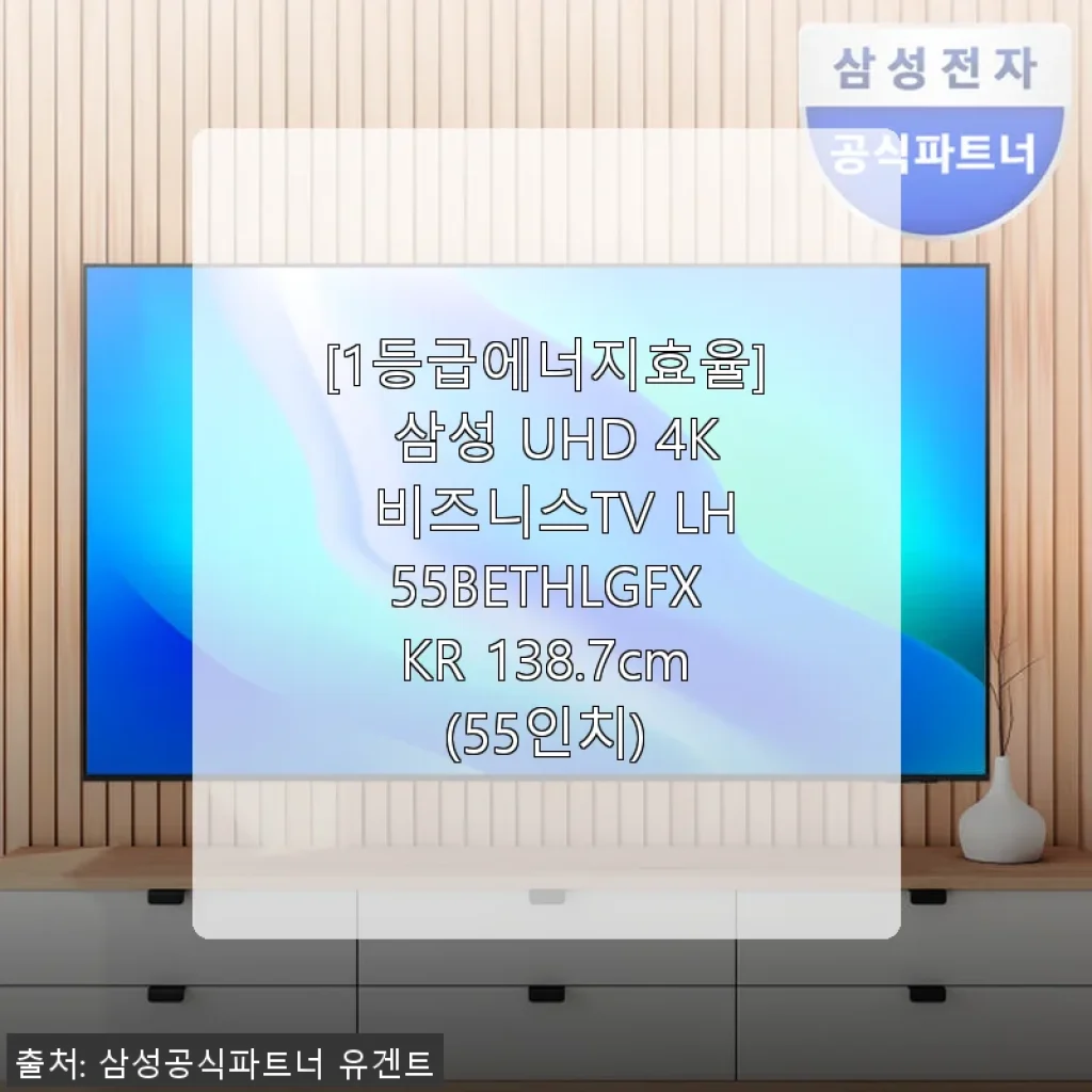 삼성 UHD 4K 비즈니스TV LH55BETHLGFXKR 55인치 사용후기