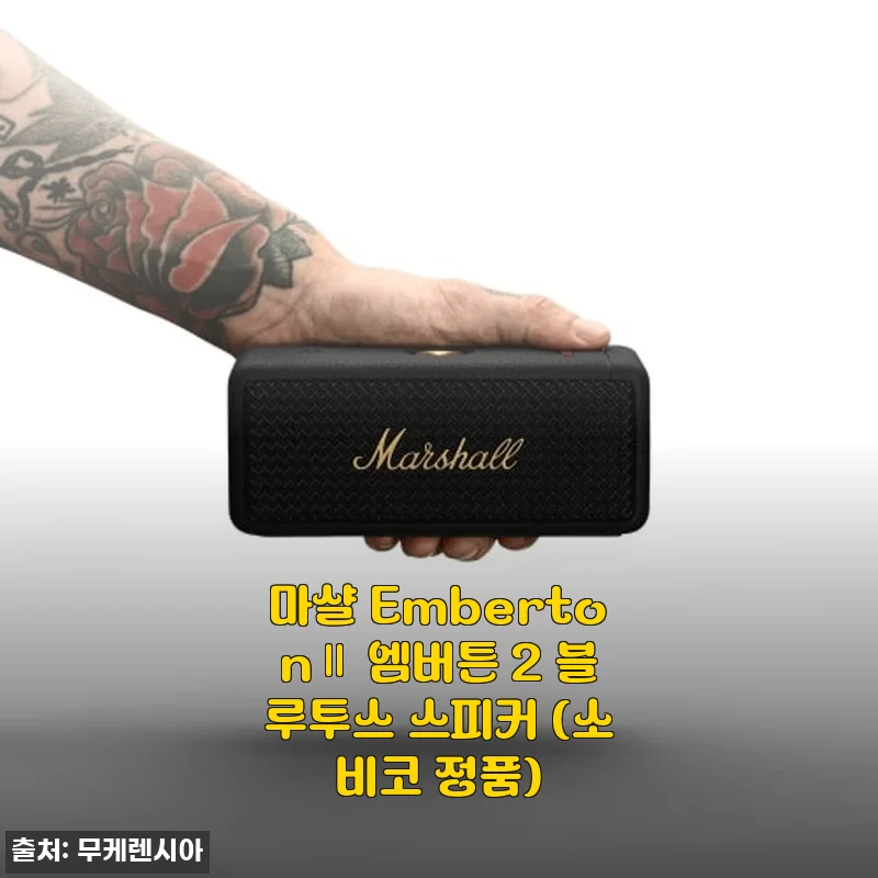마샬 EmbertonⅡ 엠버튼 2 블루투스 스피커 사용후기와 제품 소개