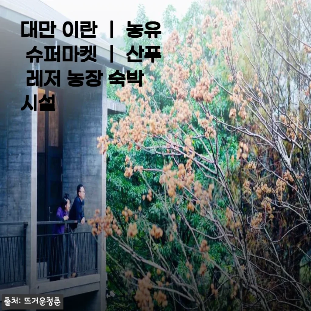 대만 이란 농유 슈퍼마켓 산푸 레저 농장 숙박 시설 사용후기