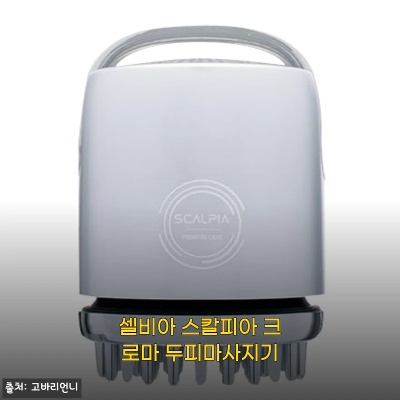 셀비아 스칼피아 크로마 두피마사지기 사용후기와 상세 소개