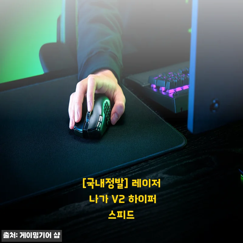 [국내정발] 레이저 나가 V2 하이퍼스피드 사용후기 및 제품 소개