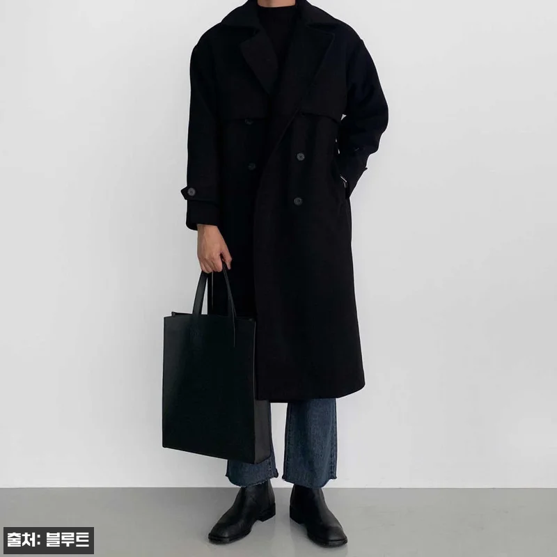 울 남자트렌치코트 남자더블코트, 겨울 관련 이미지 8