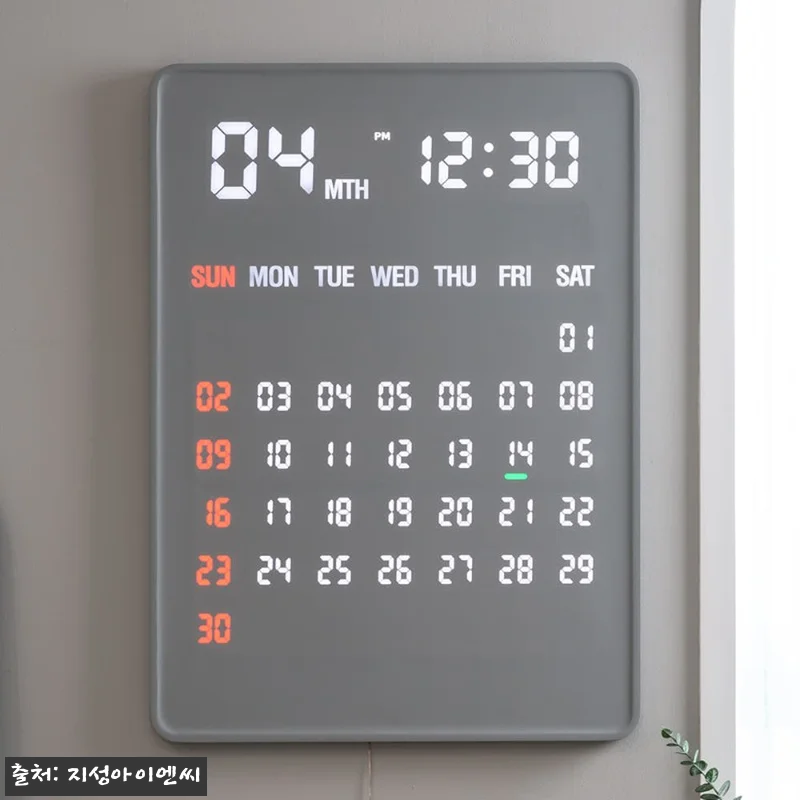 플라이토 전자달력 LED 벽걸이시계 관련 이미지 1