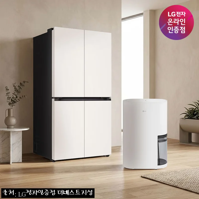 LG 디오스 AI 오브제컬렉션 매직스페이스 냉장고+휘센 제습기 세트, 324만 원대 구매 전 체크한 혜택