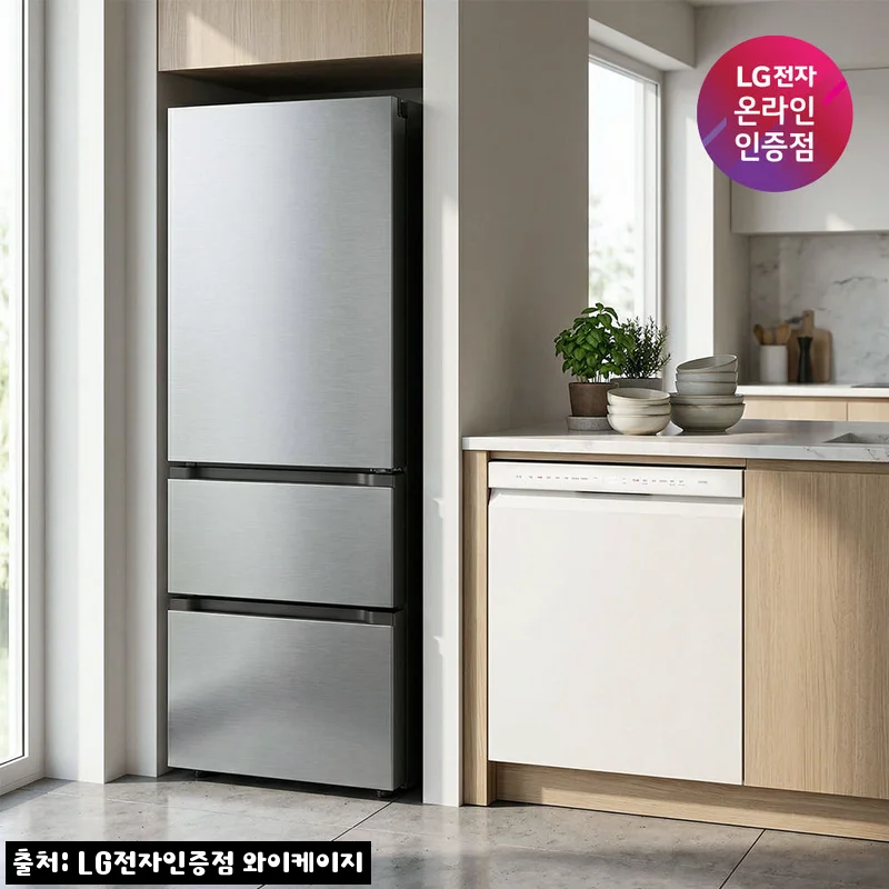 LG 디오스 오브제컬렉션 김치톡톡+식기세척기 세트, 24% 할인에 적립까지 챙기는 구매 체크 후기