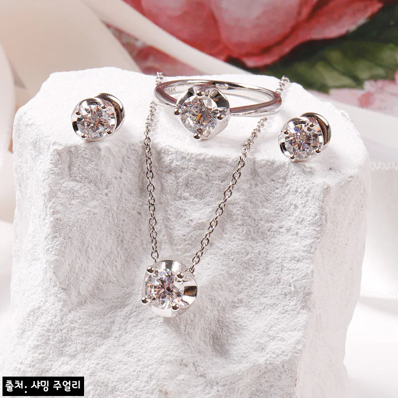 3부 5부 다이아 세트 랩 GIA IGI 프롬 목걸이·귀걸이·반지, 예물 선물로 눈여겨볼 이유