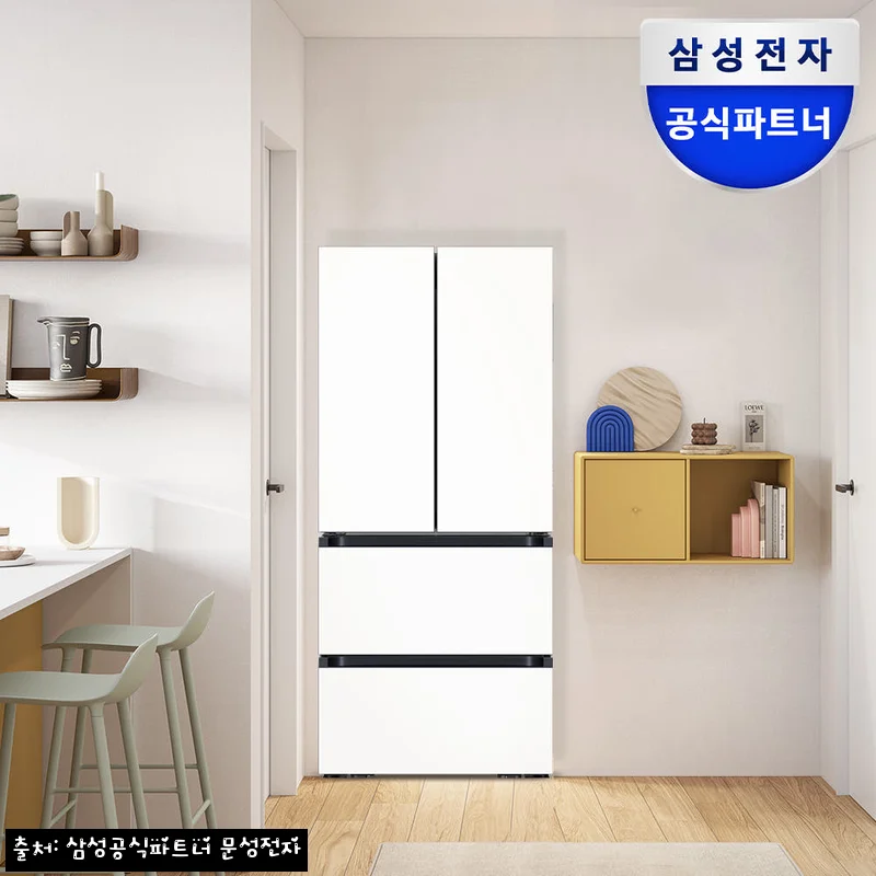 삼성 비스포크 AI 김치냉장고 4도어 490L RK70F49M2Z 에센셜화이트, 23% 할인으로 살펴본 구매 포인트