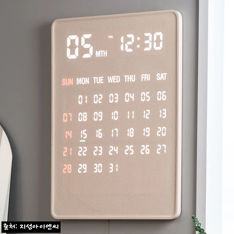 플라이토 전자달력 LED 벽걸이시계 자이언트, 대형 인테리어 시계 구매 전 체크할 점