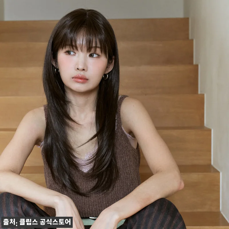수제통가발 롱 허그펌 레이어드 볼륨웨 관련 이미지 1