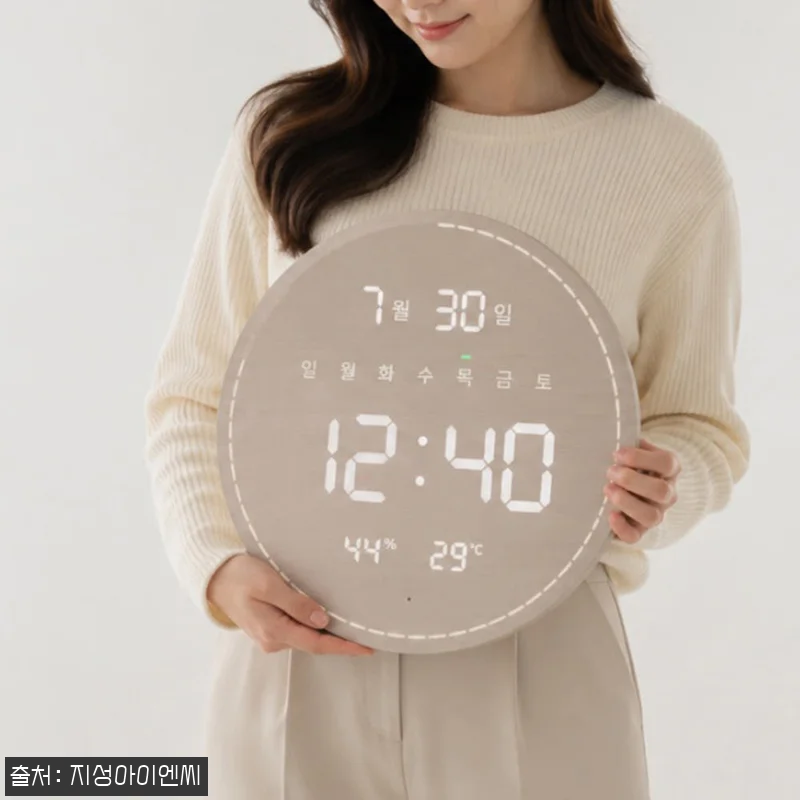 플라이토 빅문 42cm LED 벽시계 관련 이미지 1