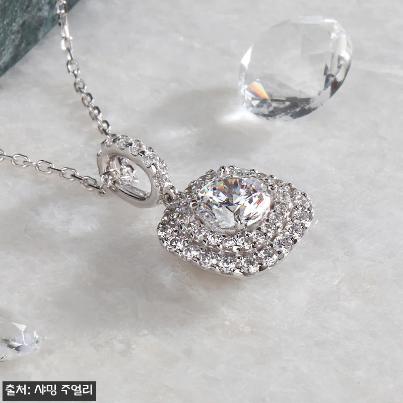3부 5부 다이아 목걸이 GIA 천연 관련 이미지 2