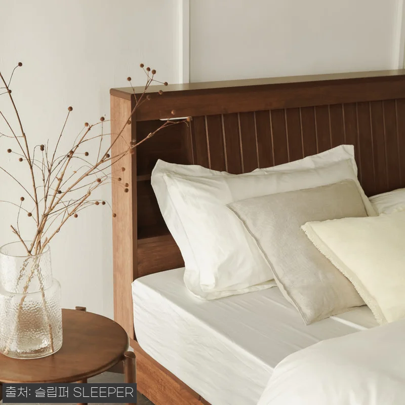 슬립퍼 비비안 원목 수납 침대프레임, 관련 이미지 3