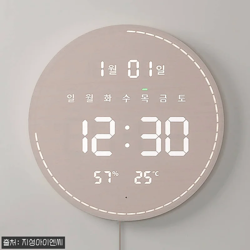 플라이토 빅문 42cm LED 벽시계 관련 이미지 5