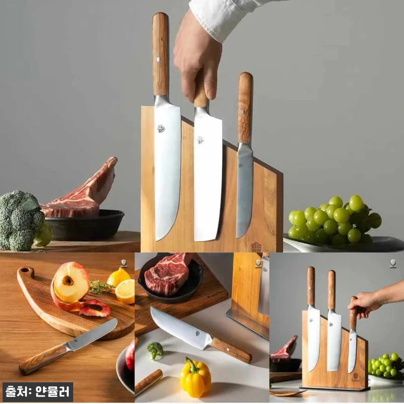 얀뮬러 올리브우드 주방 부엌 칼 3종 관련 이미지 8