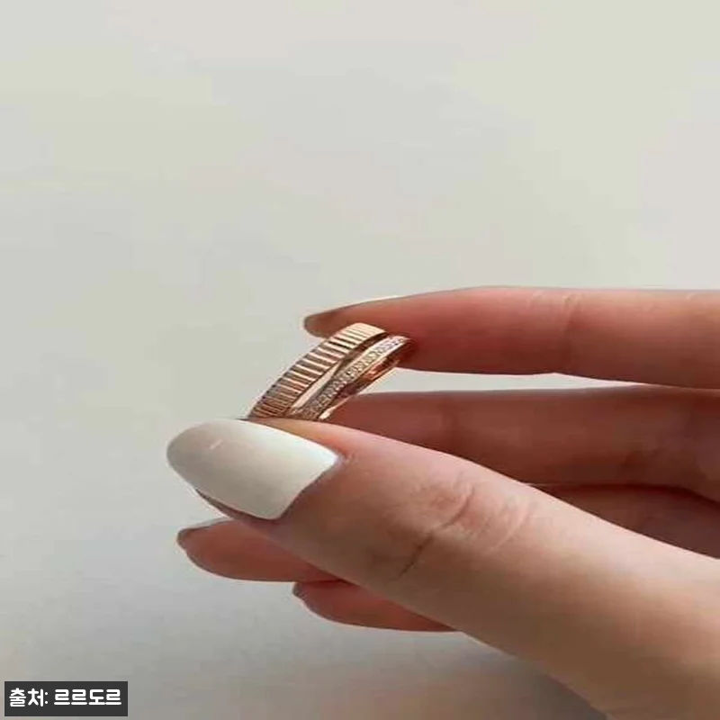 14k 두줄 볼드 반지 물결 검지 중 관련 이미지 9
