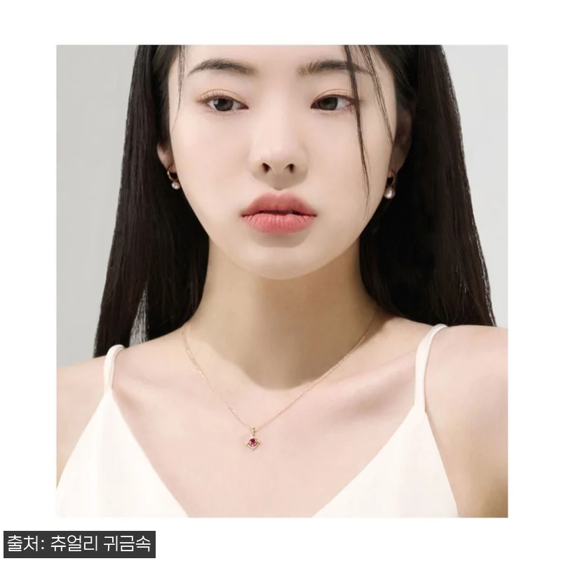 14K 18K 7월탄생석 루비목걸이, 관련 이미지 9