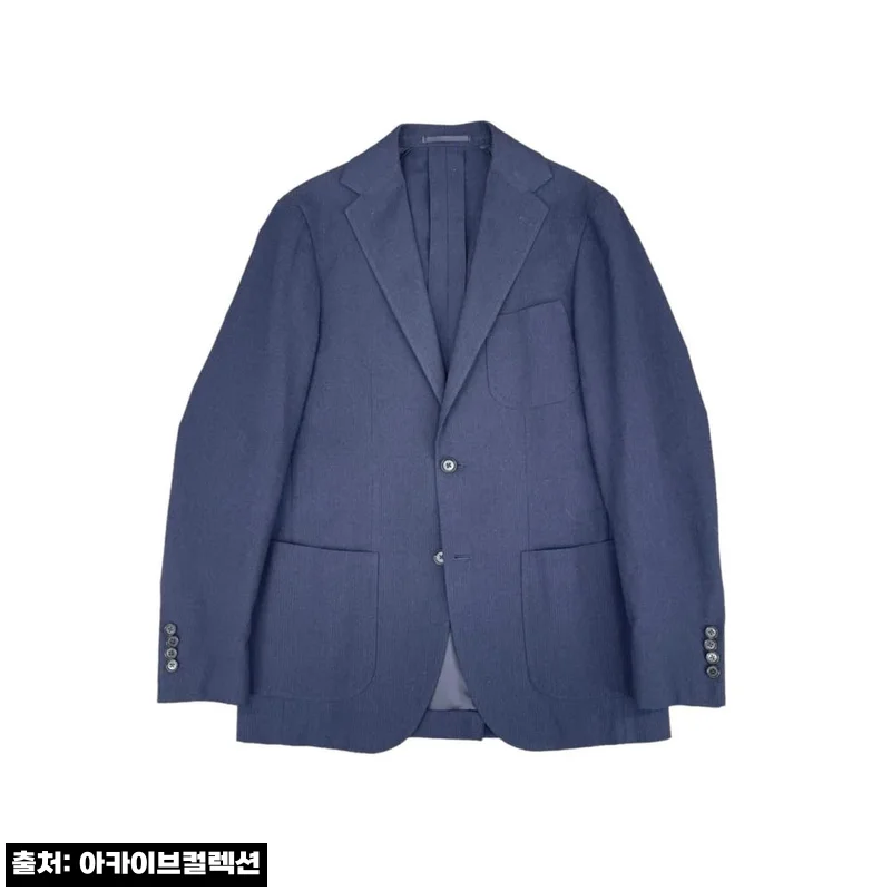 RING JACKET 링 자켓 네이비 코튼 블레이저, 봄 코디에 눈길 가는 일본 제작 재킷 체크 포인트
