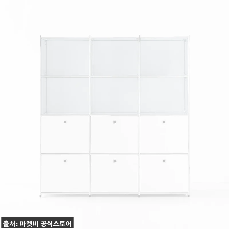 모듈가구 심플리 3x4 수납장 6문, 퓨어화이트로 넓은 수납 한 번에 정리한 후기