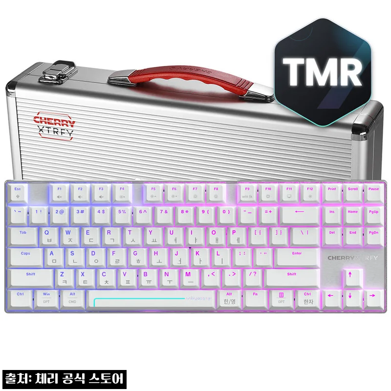 체리 엑스트리파이 MX 8.2 PRO 8K 화이트 TMR 자석축, 성능과 타건감을 함께 본 이슈 키보드