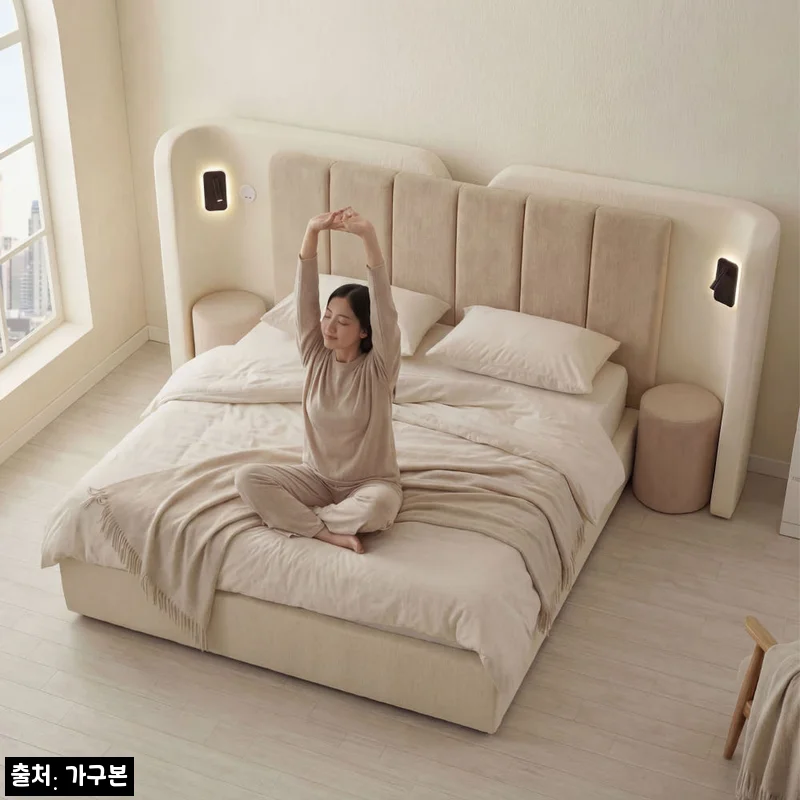 코코 킹침대 킹사이즈침대 침대킹 라지 프레임, 넓은 침실을 위한 이슈템 구매 전 체크 후기
