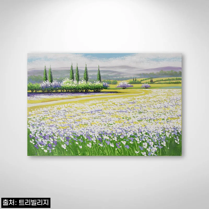 [Gallery Edition] 모란꽃 행운 풍수 그림 액자, 비어 보이던 벽에 분위기를 더하는 선택