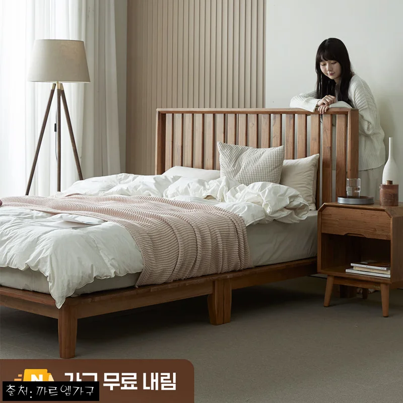 까르엠가구 루버린 침대 프레임 매트리스 세트 슈퍼싱글, 31% 할인에 무료배송까지 체크한 구매 포인트